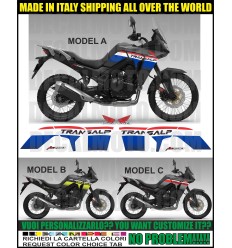 TRANSALP XL 750 2023 BLACK DECAL WHITE
